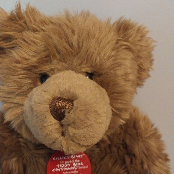 Vintage Centennial Build A Bear Brown Furry Plush Stuffie Medallion 2001 BAB 18" - Picture 1 of 16